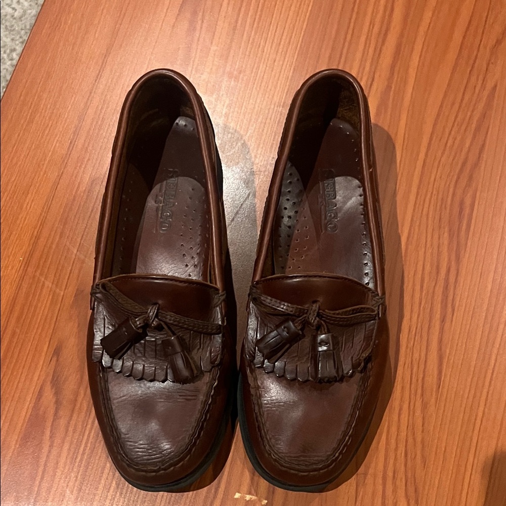 Sebago Dark Brown Tassel Loafers